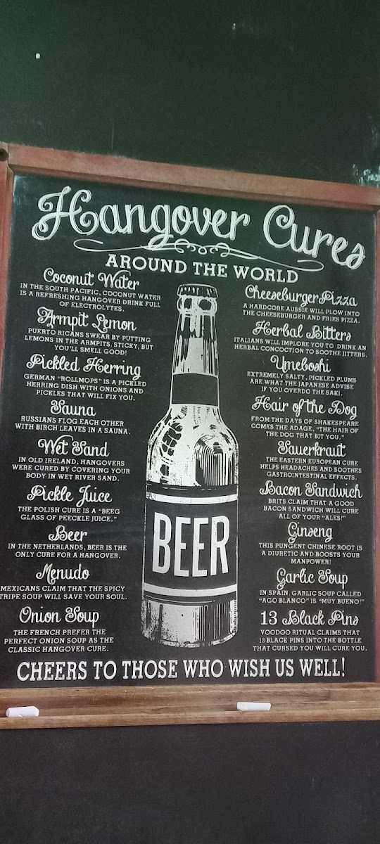 The Long Hall Pub & Grocery Menu - Image 4